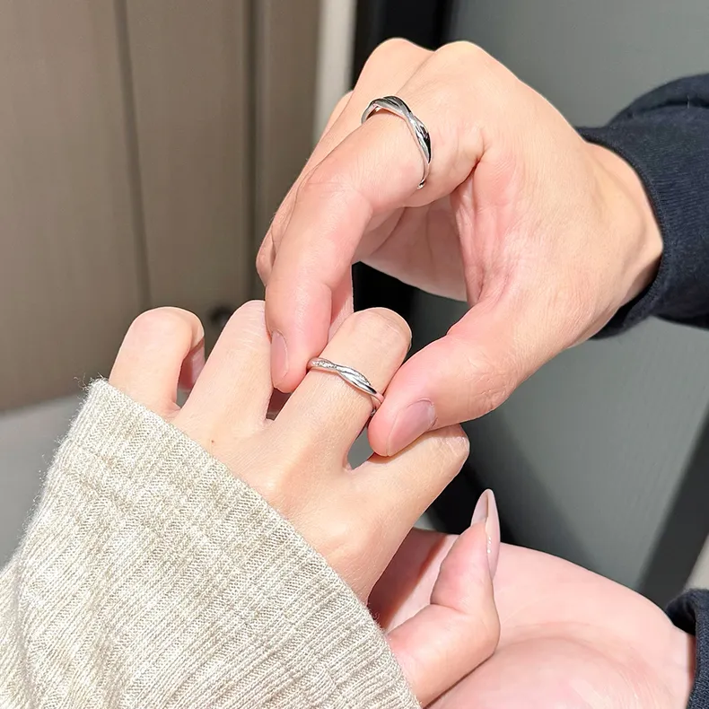 Asia Star Sterling Silver Rings Unisex-1