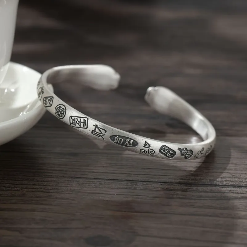 Asia Star 999 Fine Silver Bangles Women's-1