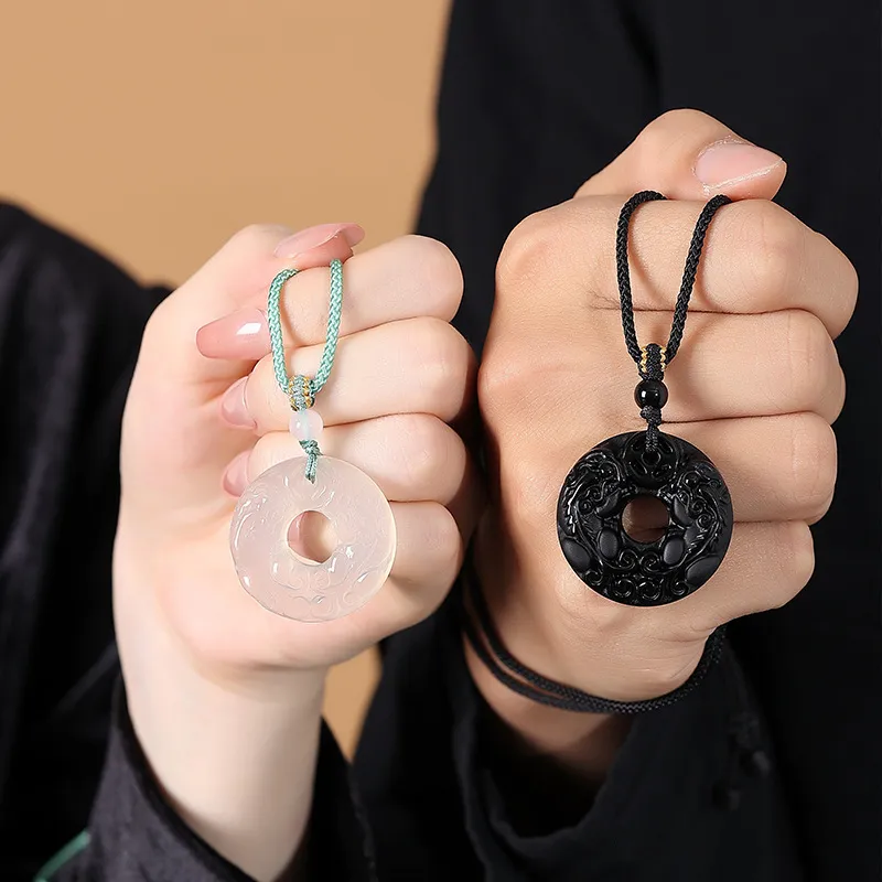 Asia Star Chalcedony Necklaces Unisex-5