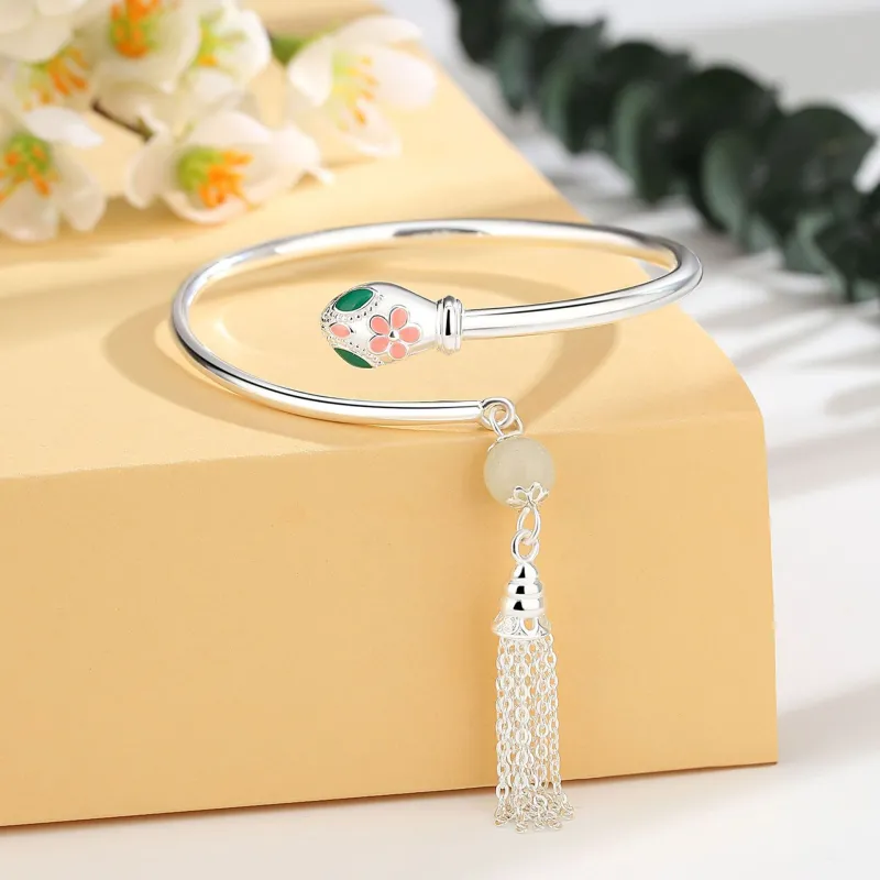 Asia Star 999 Fine Silver Bangles Women's-2