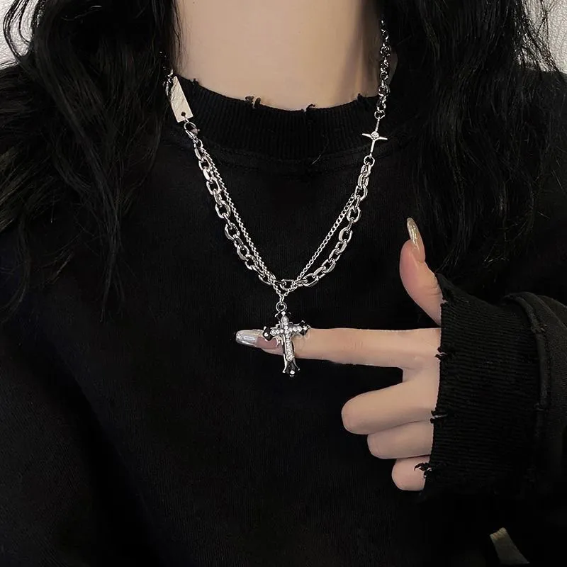 Asia Star Alloy Necklaces Women's-3