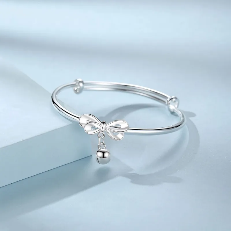Asia Star Sterling Silver S999 Bangles Women's-1
