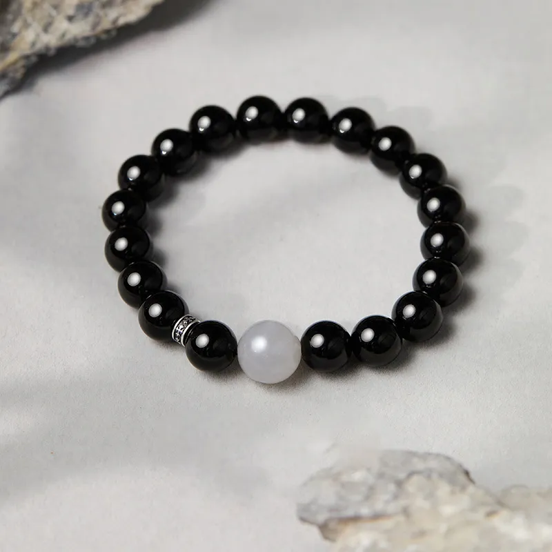 Asia Star Obsidian Bracelets Men's-3