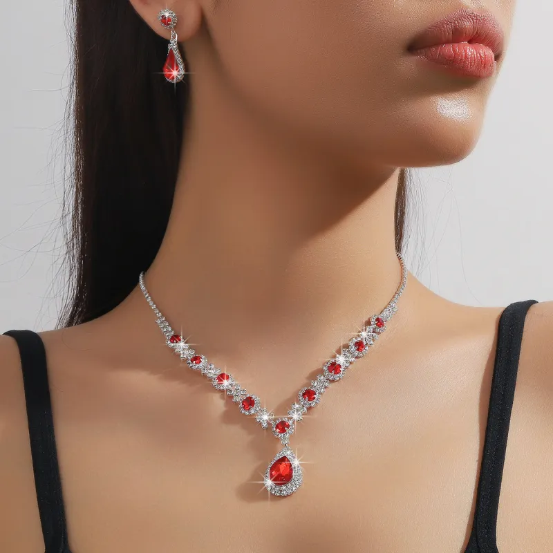 Asia Star Alloy Necklaces Women's-9