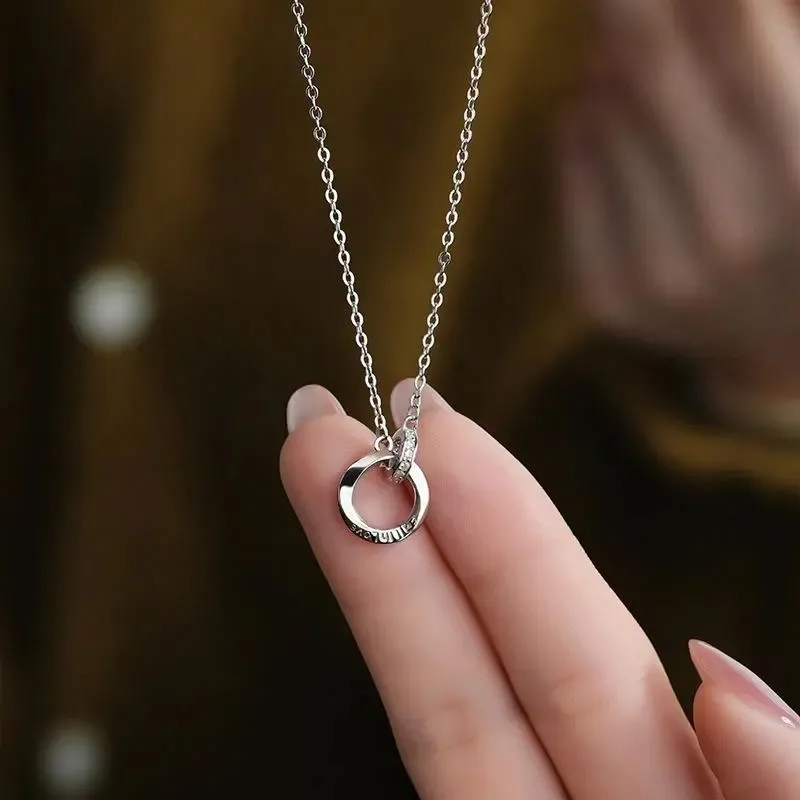 Asia Star Sterling Silver Necklaces Women's-5