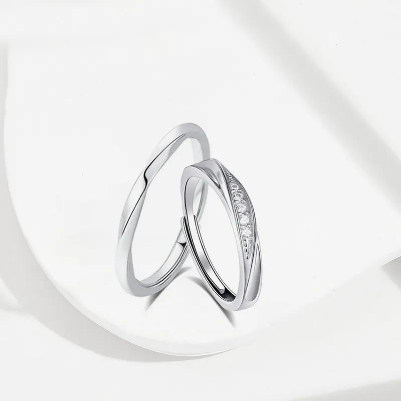 Asia Star Sterling Silver Rings Unisex-2