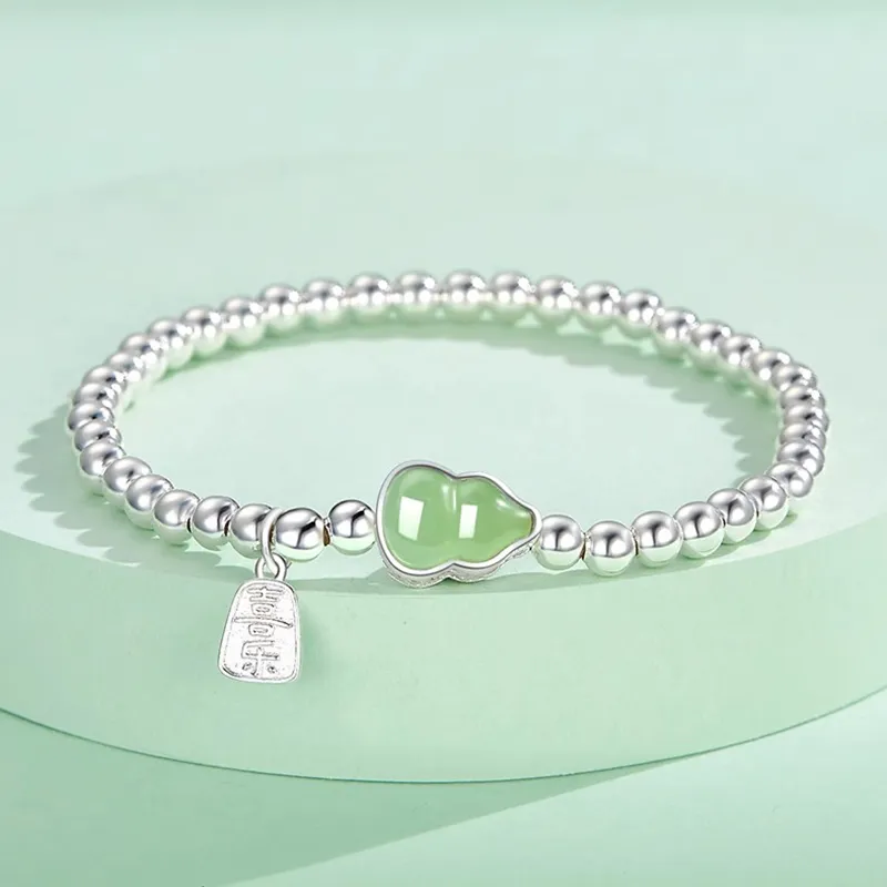 Asia Star Hetian Jade Bracelets Pale Greenish White Jade Women's-1