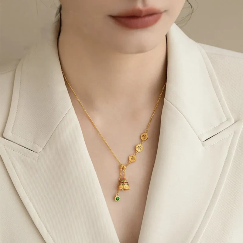 Asia Star Alloy Necklaces Women's-2