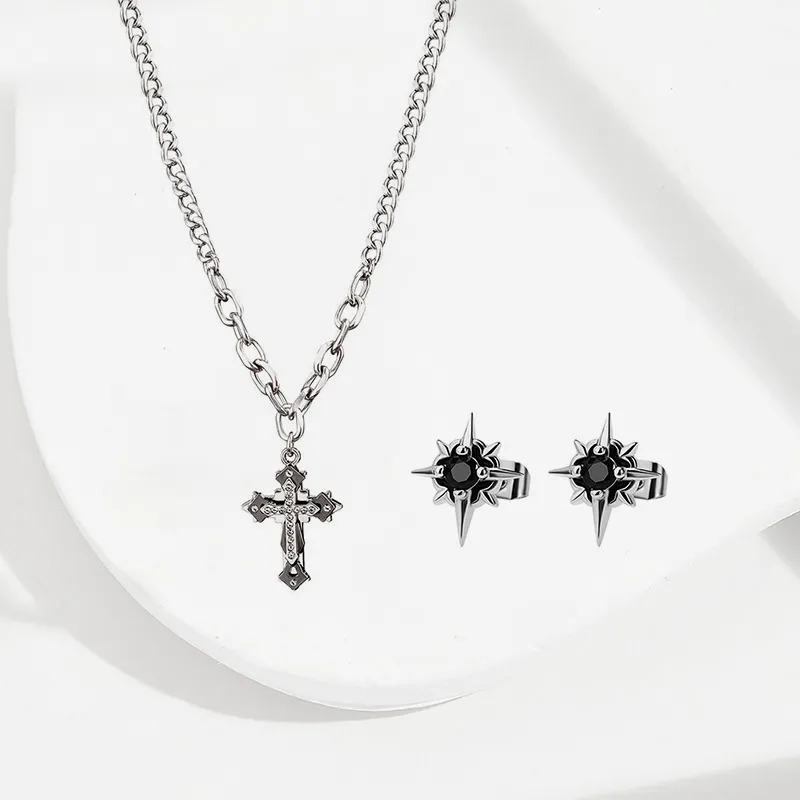 Asia Star Alloy Necklaces Men's-2