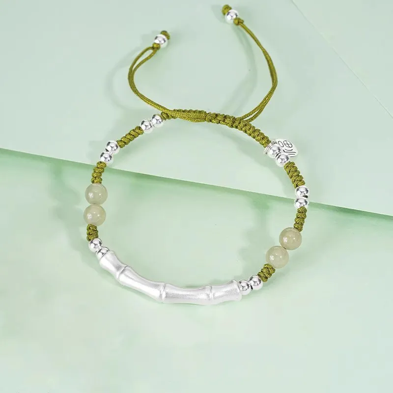 Asia Star Hetian Jade Bracelets Pale Greenish White Jade Women's-2