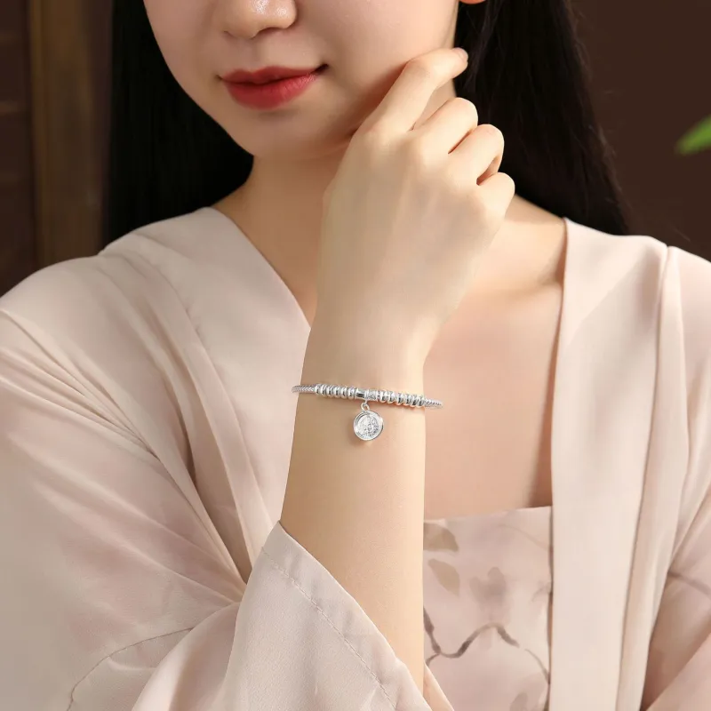 Asia Star 999 Fine Silver Bangles Women's-3