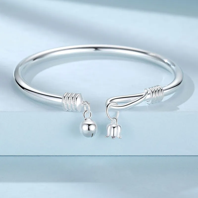 Asia Star S999 Fine Silver Bangles Women's-2