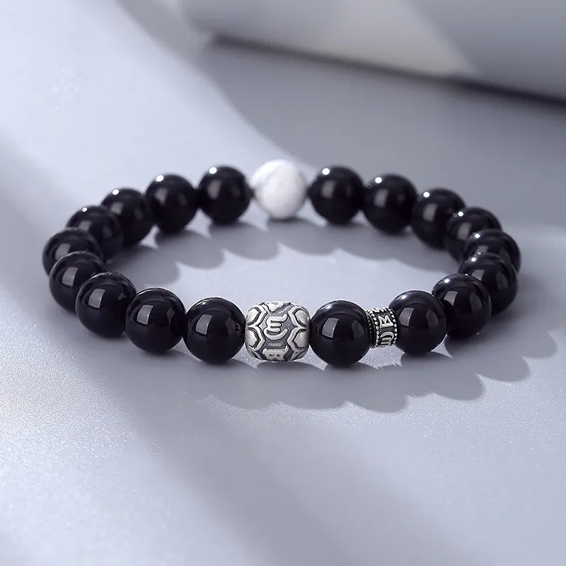 Asia Star Obsidian Bracelets Men's-1