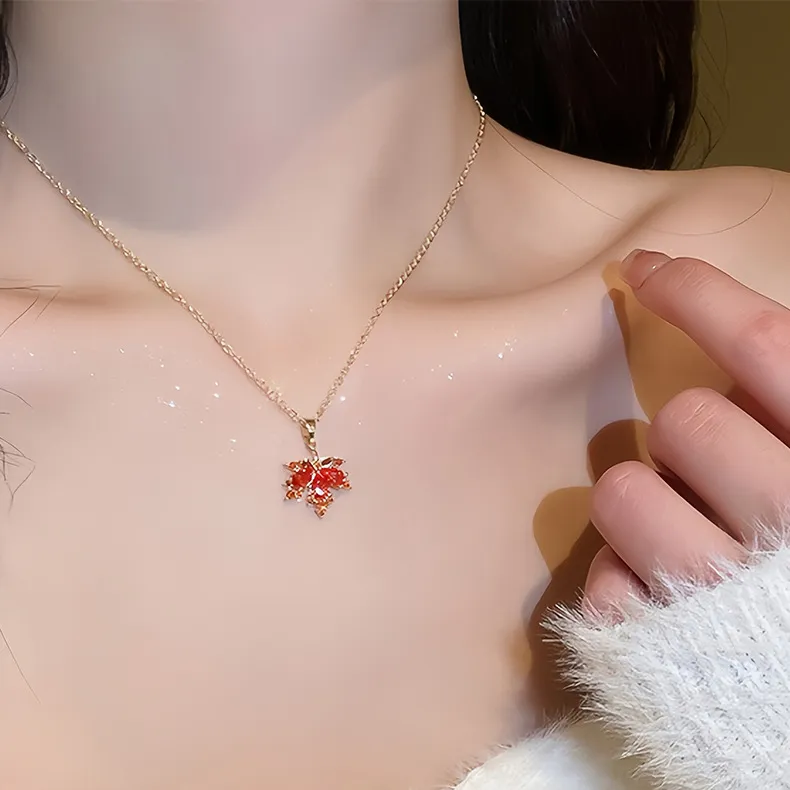 Asia Star Alloy Necklaces Women's-1