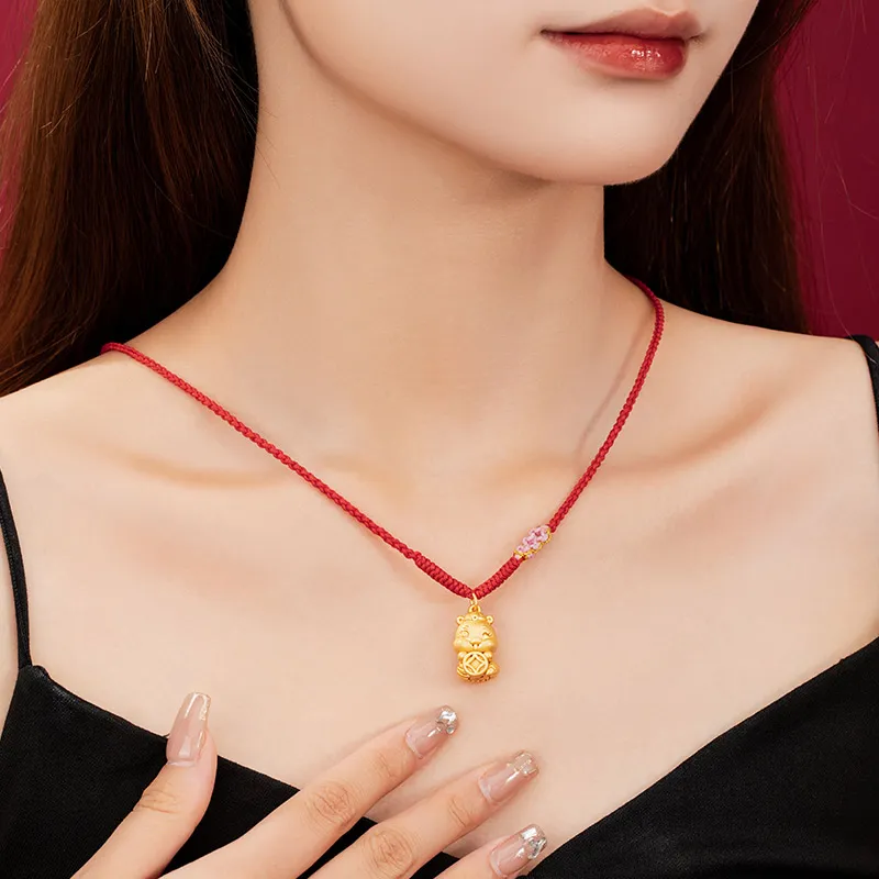 Asia Star S999 Fine Silver Necklaces Women's-2