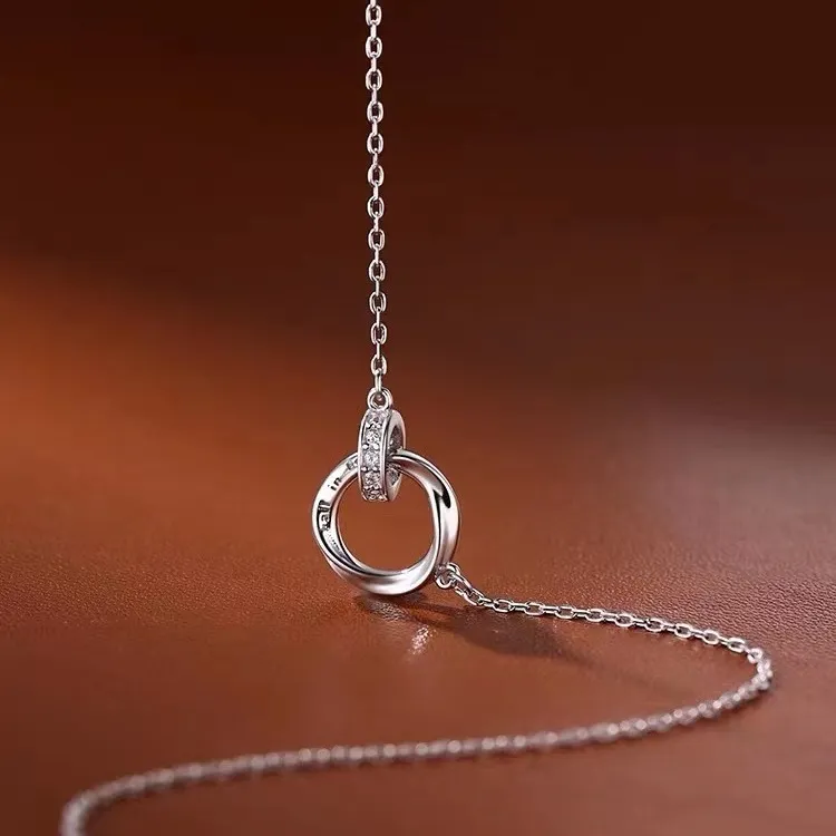 Asia Star Sterling Silver Necklaces Women's-3