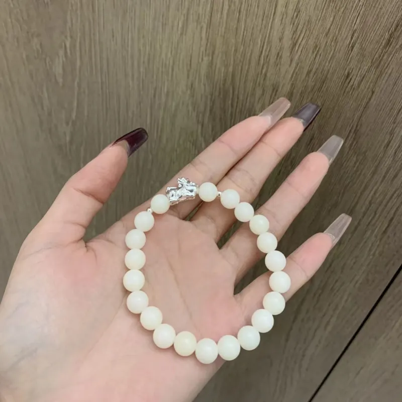 Asia Star White Jade Bodhi Bracelets Women's-4