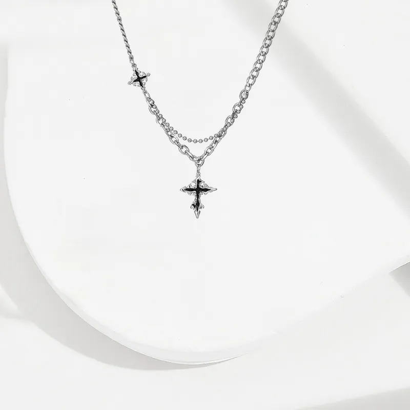 Asia Star Alloy Necklaces Men's-2