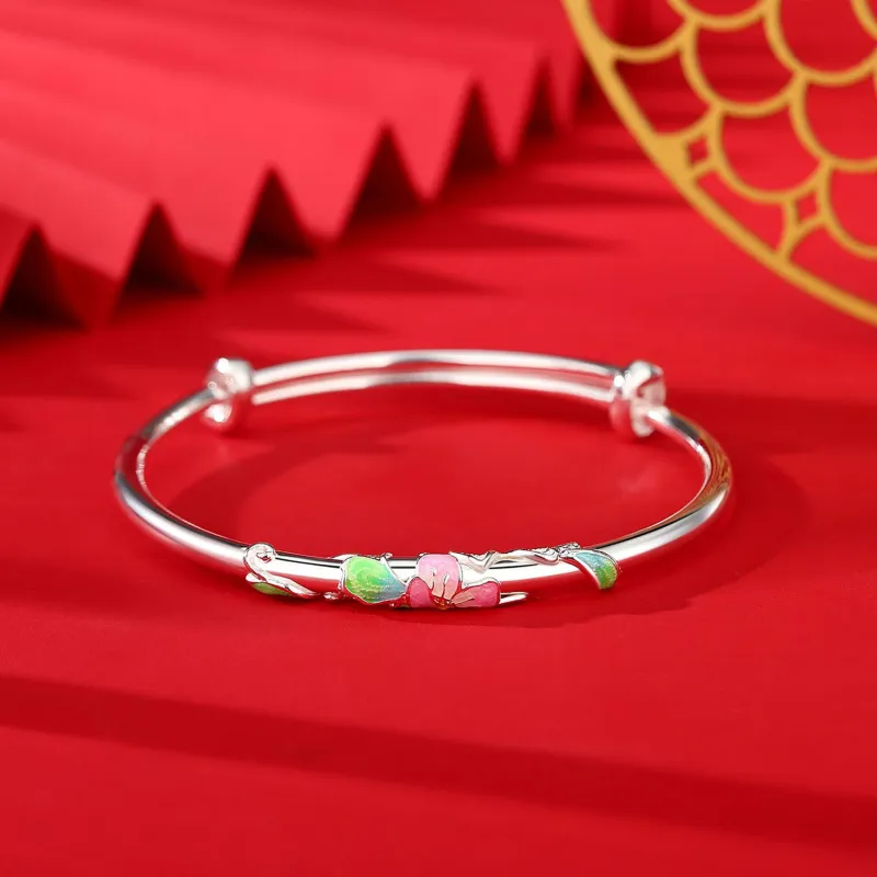 Asia Star 999 Fine Silver Bangles Women's-1
