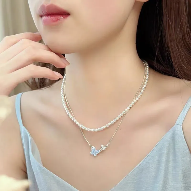 Asia Star Alloy Necklaces Women's-5