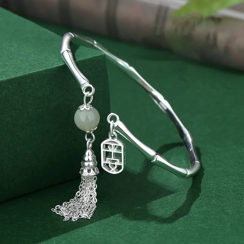 Asia Star S999 Fine Silver Bangles Women's-1