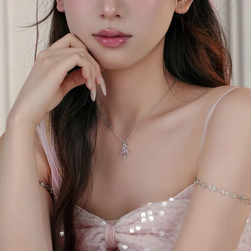 Asia Star S925 Silver Necklaces Women's-4