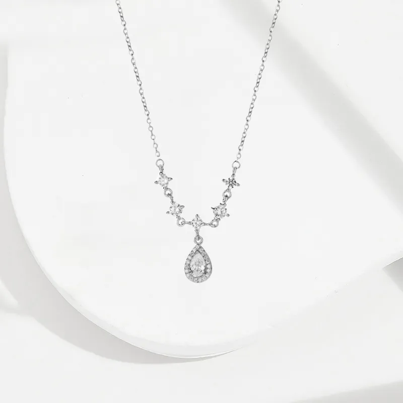 Asia Star S925 Silver Necklaces Women's-2