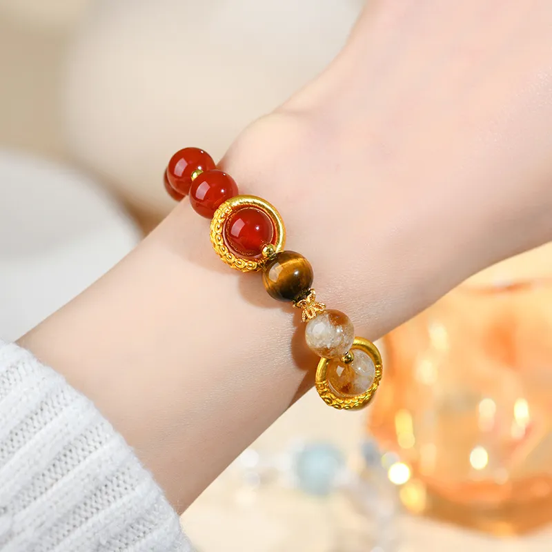 Asia Star Agate Bracelets Unisex-3