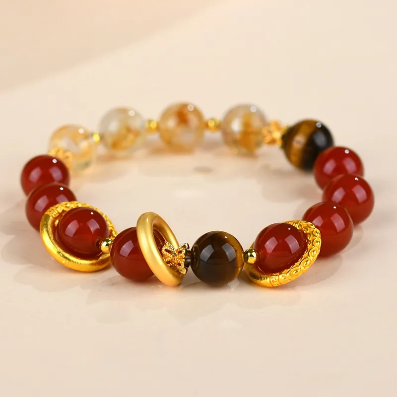 Asia Star Agate Bracelets Unisex-2