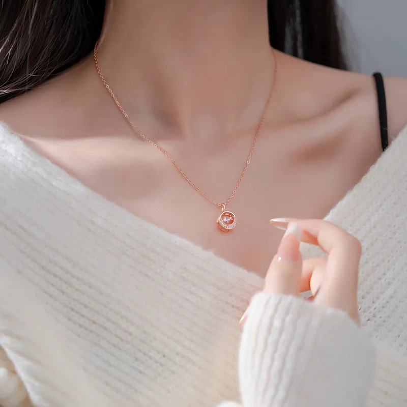 Asia Star S925 Silver Necklaces Women's-1