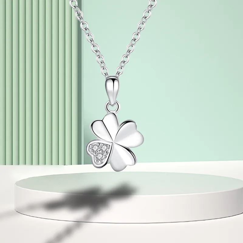 Asia Star Sterling Silver S999 Fine Silver Necklaces Women's-2