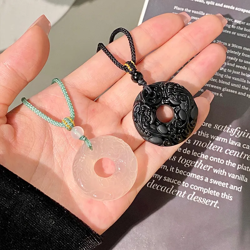 Asia Star Chalcedony Necklaces Unisex-4