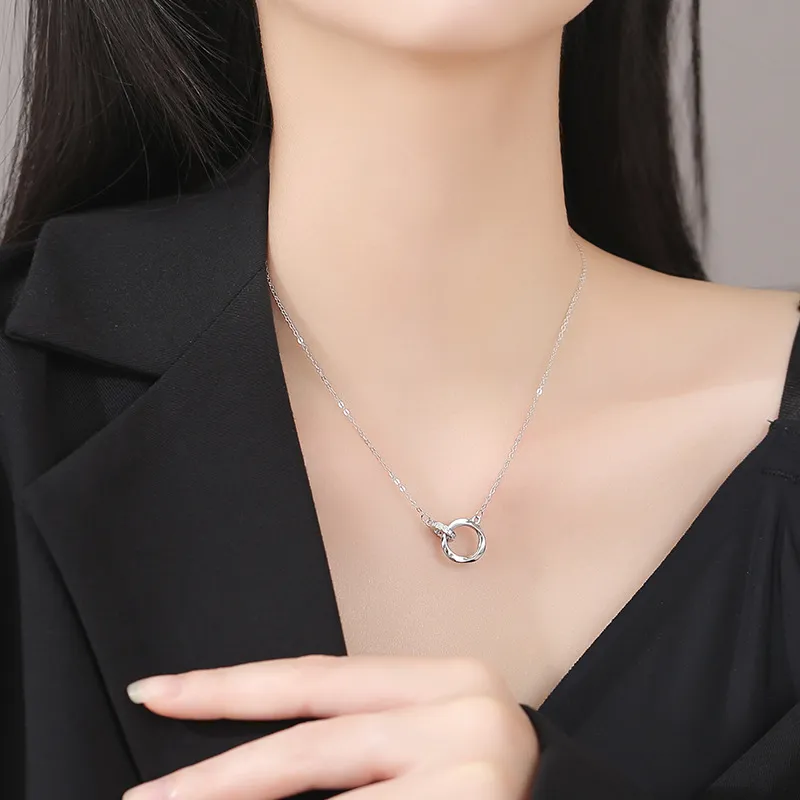 Asia Star Sterling Silver Necklaces Women's-7