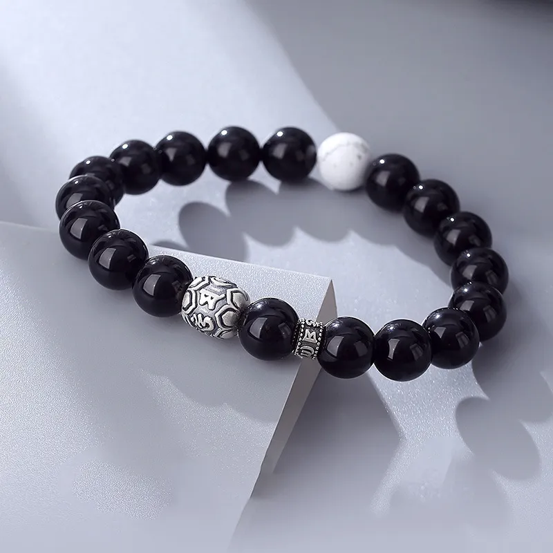 Asia Star Obsidian Bracelets Men's-2