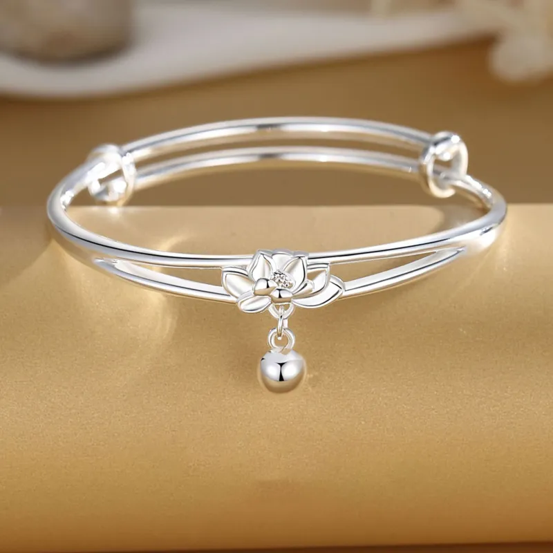 Asia Star 999 Fine Silver Bangles Women's-1