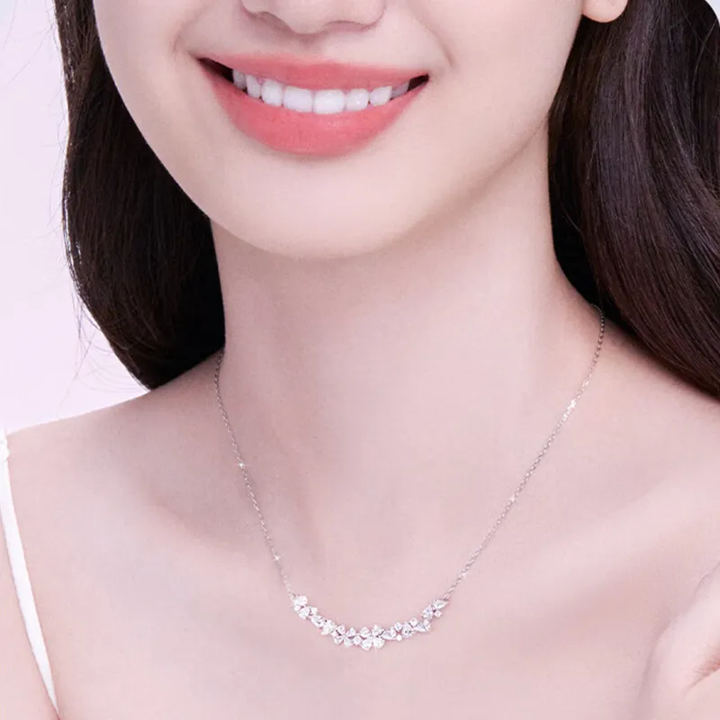 Asia Star S925 Silver Necklaces Women's-4