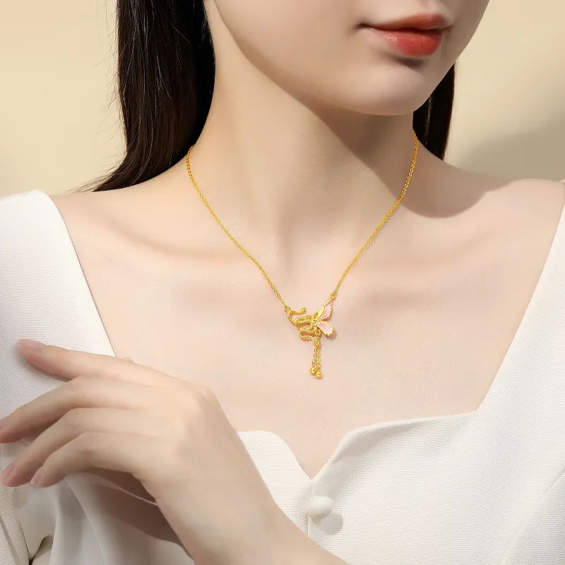 Asia Star Sterling Silver Necklaces Women's-3