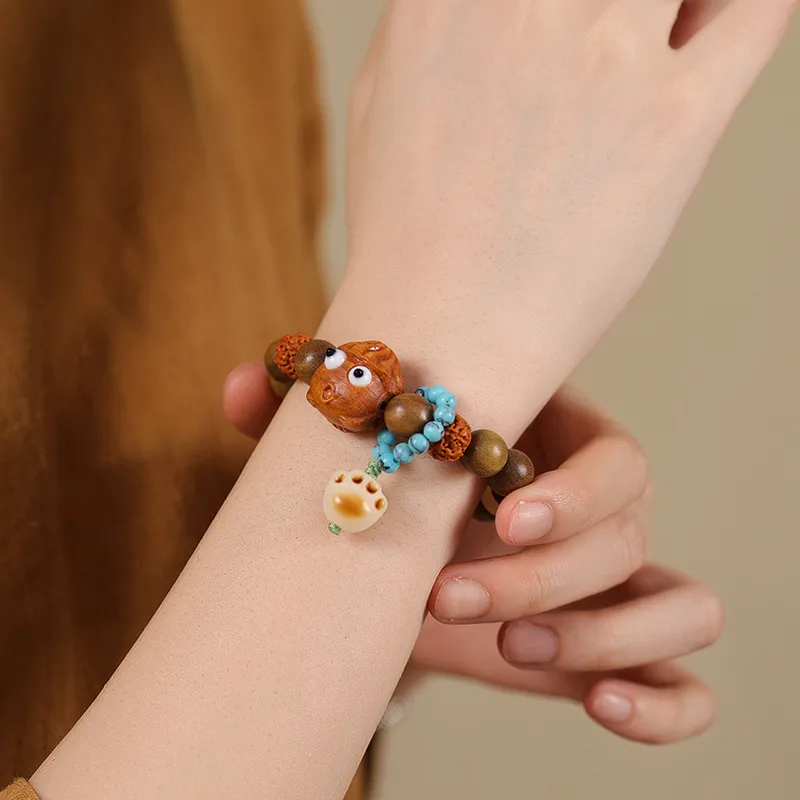 Asia Star Green Sandalwood Bracelets Women's-3