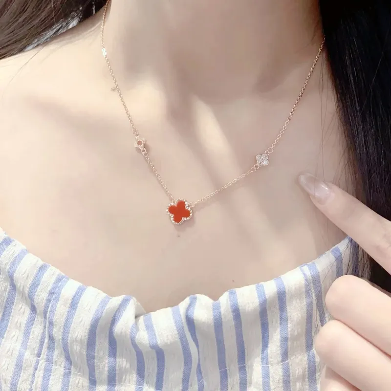 Asia Star Sterling Silver Necklaces Women's-3