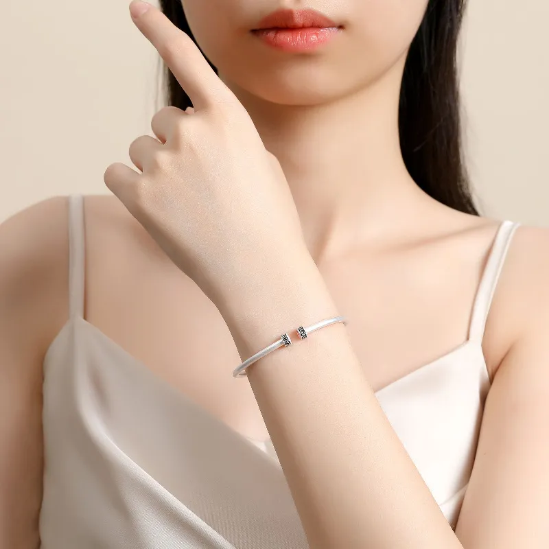 Asia Star S999 Fine Silver Bangles Women's-3