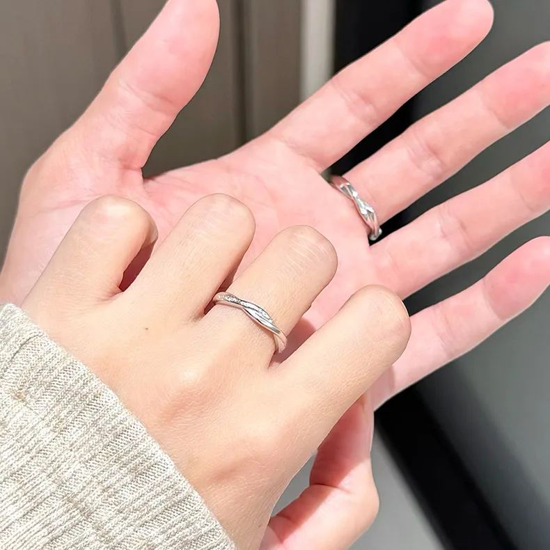 Asia Star Sterling Silver Rings Unisex-3