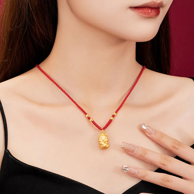 Asia Star S999 Fine Silver Necklaces Women's-4