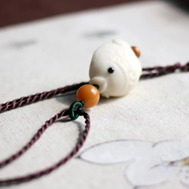 Asia Star Ivory Nut Necklaces Women's-1