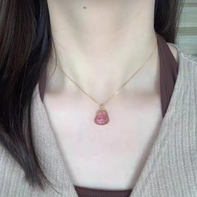 Asia Star Colored Glaze Necklaces Women's-4