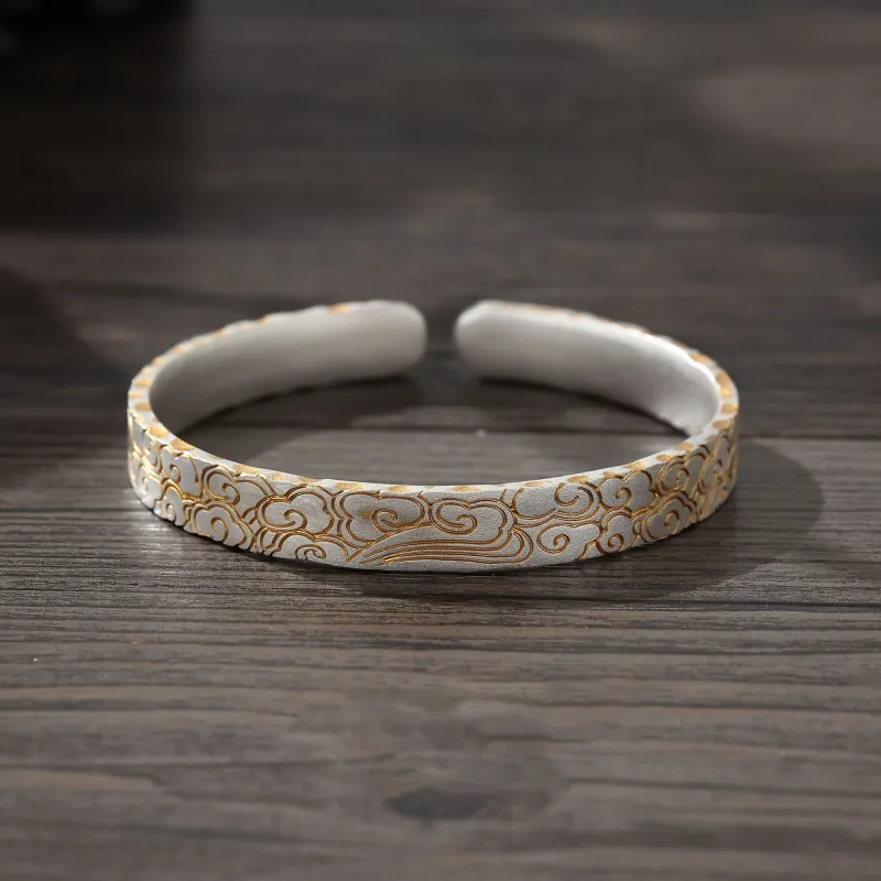 Asia Star 999 Fine Silver Bangles Women's-2