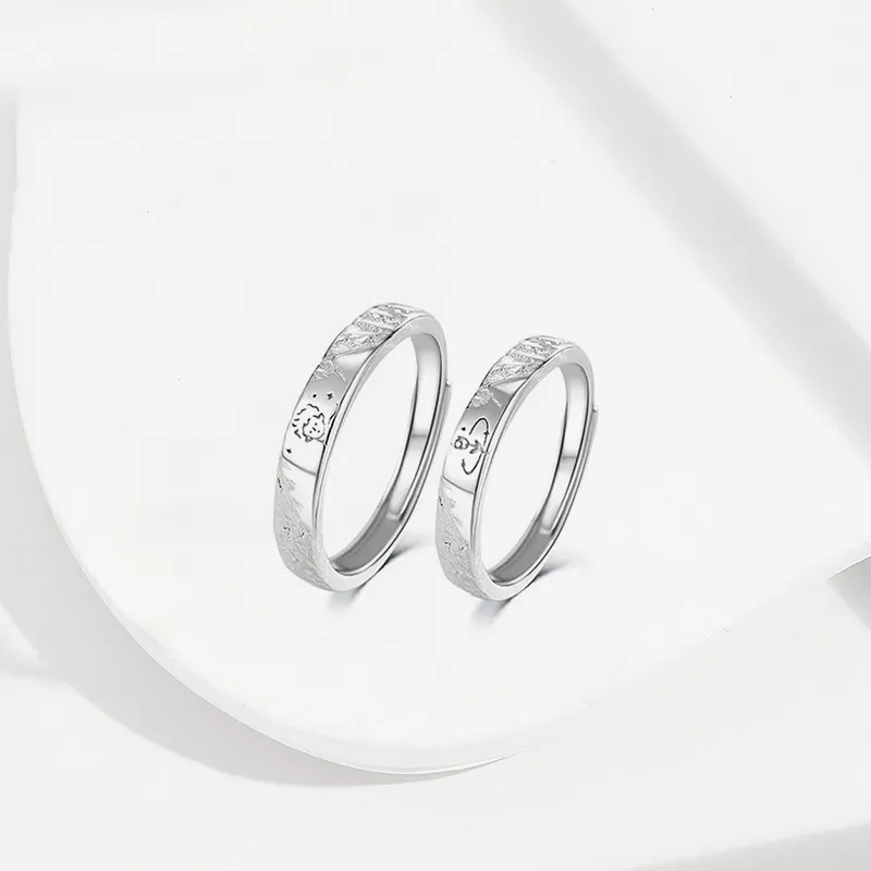 Asia Star 999 Fine Silver Rings Unisex-2