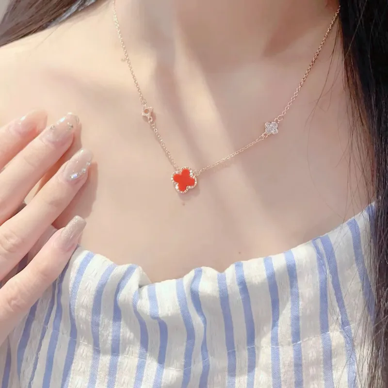 Asia Star Sterling Silver Necklaces Women's-4
