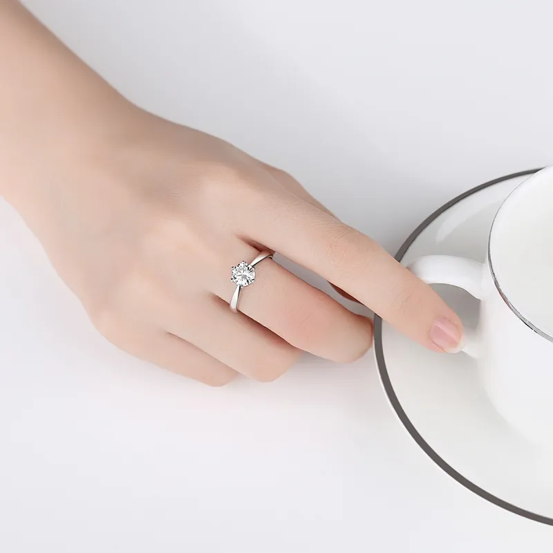 Asia Star 925 Sterling Silver Rings Women's-8