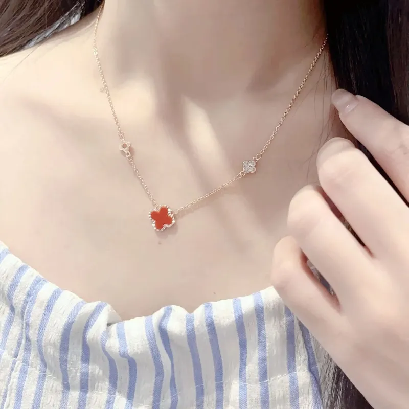 Asia Star Sterling Silver Necklaces Women's-2