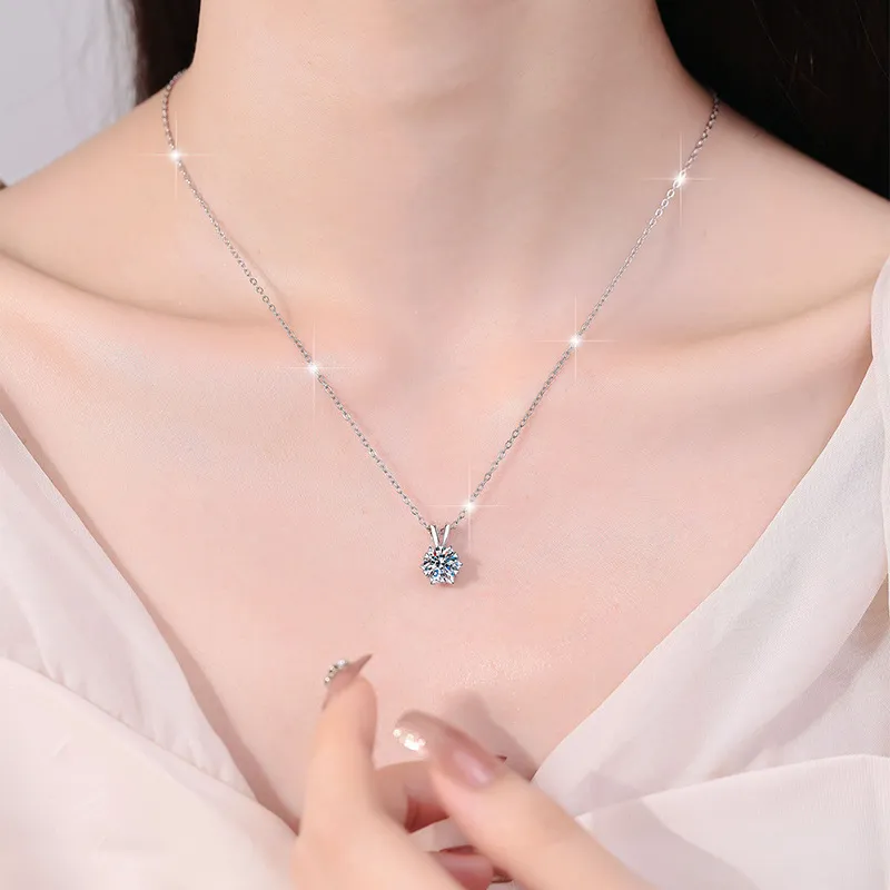 Asia Star Sterling Silver Necklaces Women's-5